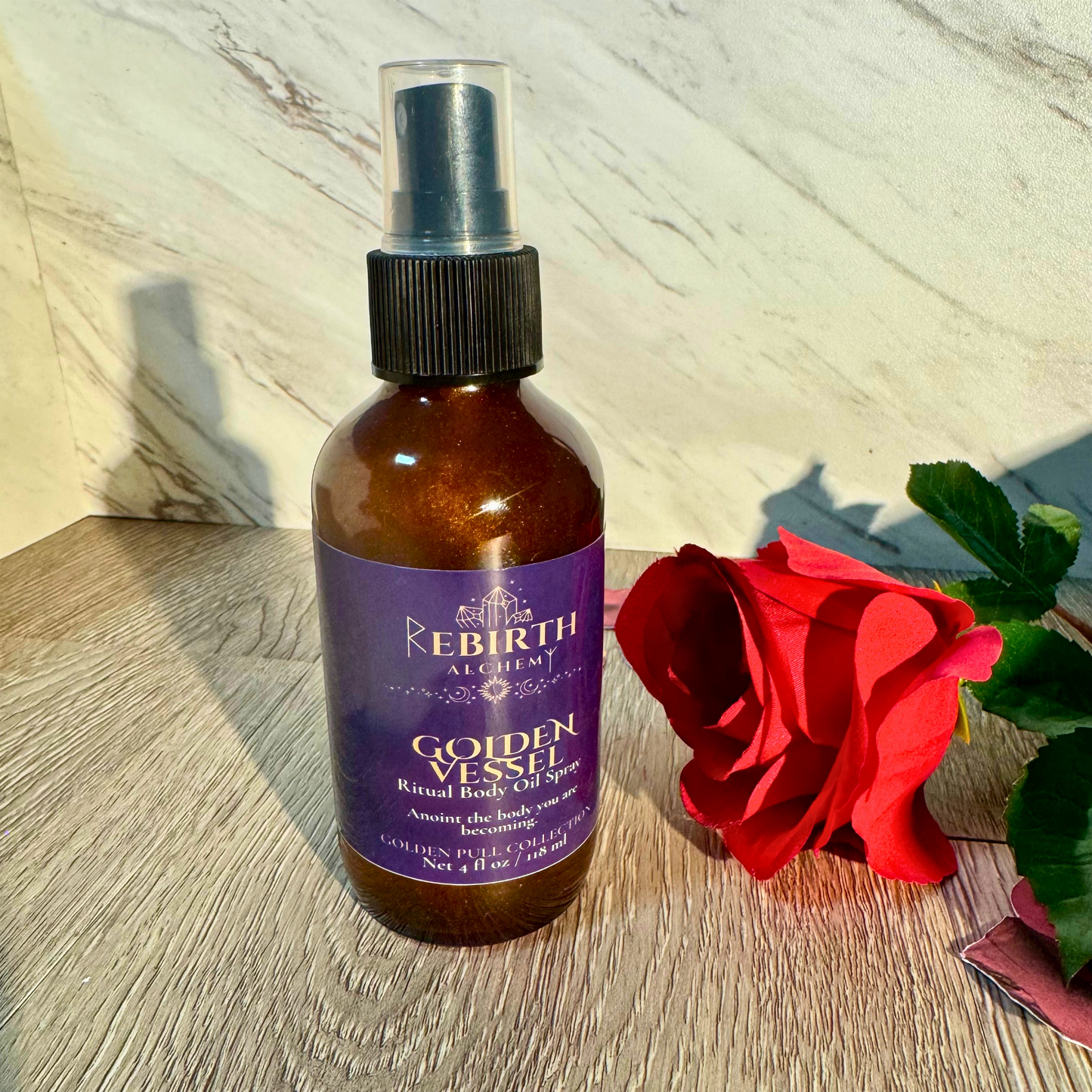 GOLDEN VESSEL BODY OIL SPRAY